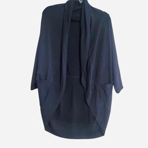 Athleta Black oversized cardigan with pockets Size S/M